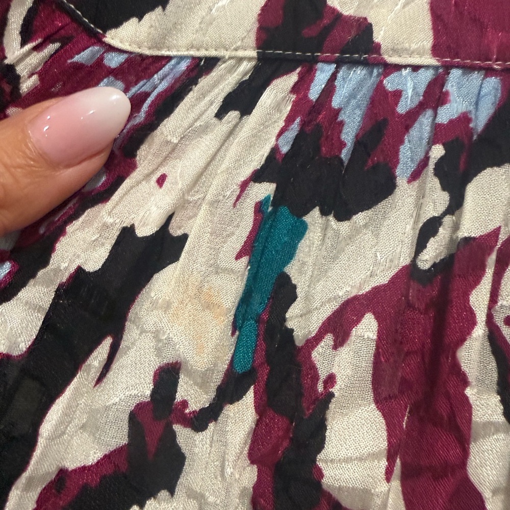 ba&sh Multicolor Abstract Pattern Dress - Picture 6 of 8